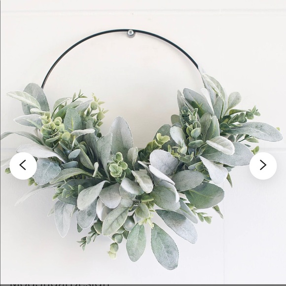Modern soft greens & eucalyptus wreath - Picture 1 of 1